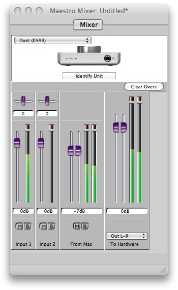 Configurer la Duet Apogee pour le Voice Over de Final Cut Pro
