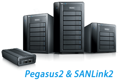 Promise: Pegasus2 et SanLink2 en Thunderbolt 2 (màj)
