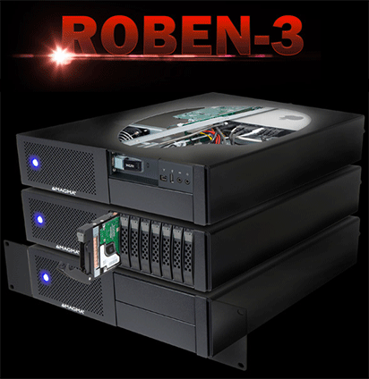ROBEN-3: nouvelle génération de chassis PCIe et Thunderbolt par Magma