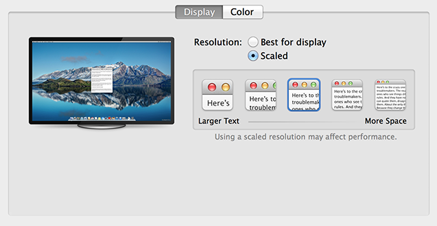 Utilisation des écrans 4K et Téléviseurs Ultra HD avec les Mac