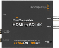 Futon Boutique BMD Mini Convertisseur HDMI vers SDI 4K