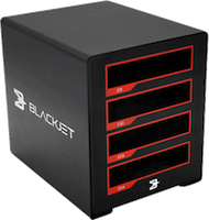Futon Boutique Blackjet Cinema Dock TX-4DS système 4 baies modulaires