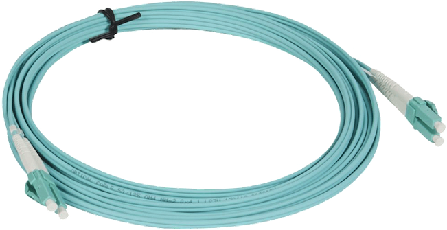 Câble fibre optique (OM4) LC vers LC de 30 m