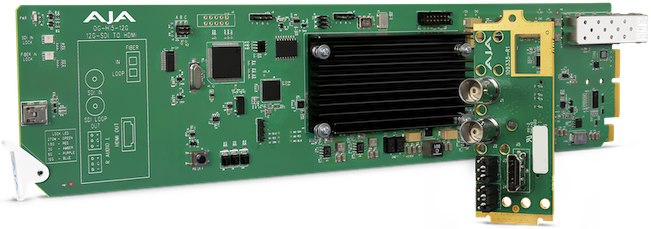 AJA OpenGear Converter 4K/UltraHD 12G-SDI vers HDMI 2.0