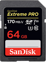 Futon Boutique SanDisk SDXC 64 Go Extreme Pro (Class 10, U3)