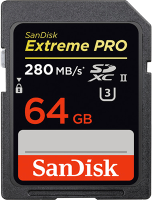 SanDisk SDXC UHS-II 64 Go Extreme Pro