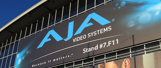 Les nouveautés AJA pour IBC 2013 sont disponibles !