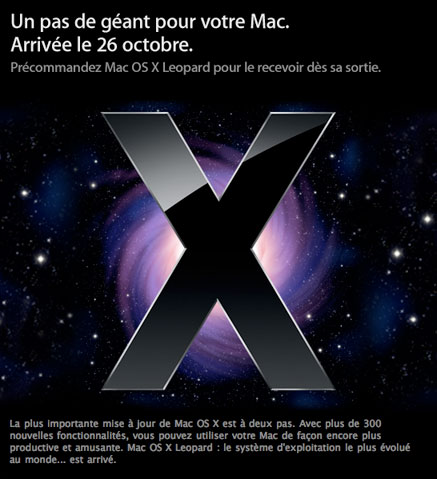 Mac OS X 10.5 (Leopard) est arrivé, marche à suivre ! (màj)