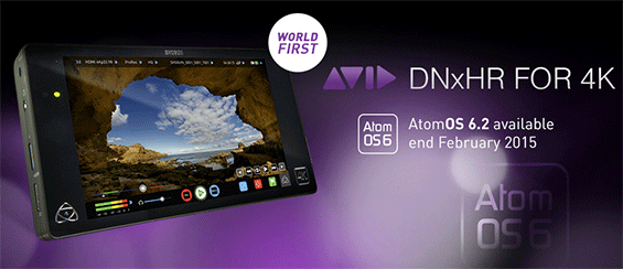 Atomos améliore encore le Shogun: DNxHR 4K et LUT 3D au programe