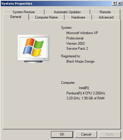 Accéder aux numéros de versions sous Windows