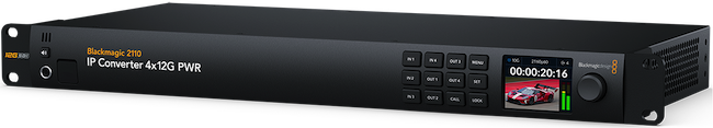 Blackmagic 2110 IP Converter 4x12G PWR