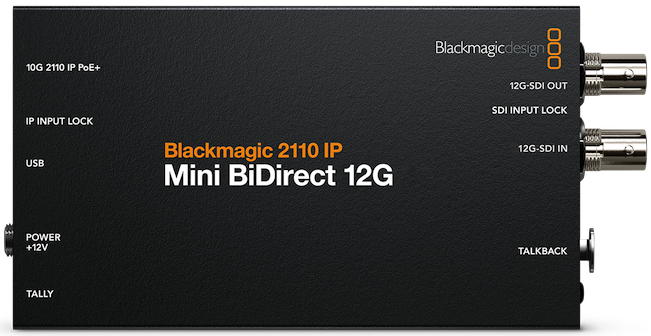 Blackmagic 2110 IP Mini BiDirect 12G