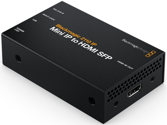 Blackmagic 2110 IP Mini IP to HDMI SFP