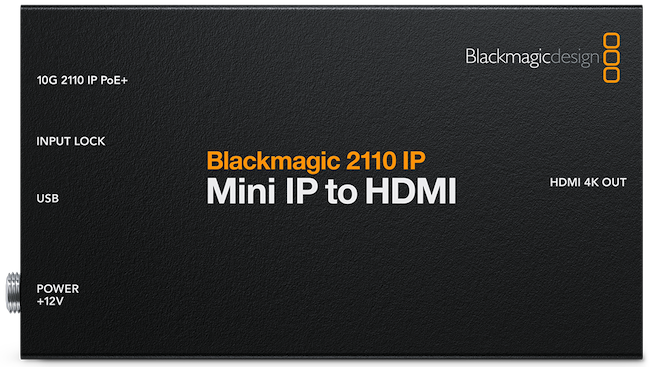 Blackmagic 2110 IP Mini IP to HDMI