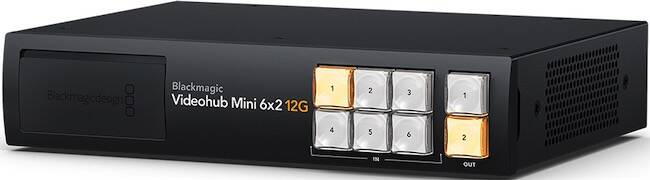 Blackmagic Videohub Mini 6x2 12G