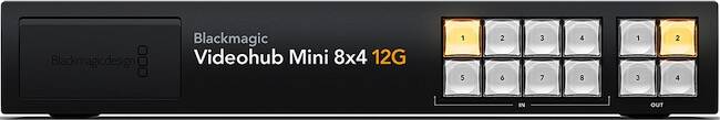 Blackmagic Videohub Mini 8x4 12G