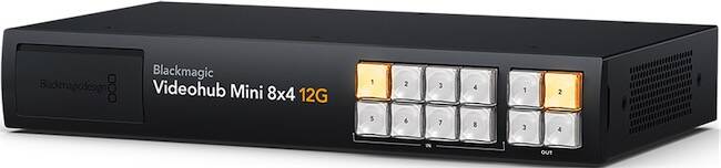 Blackmagic Videohub Mini 8x4 12G
