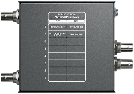 Fairlight HDMI Monitor Interface