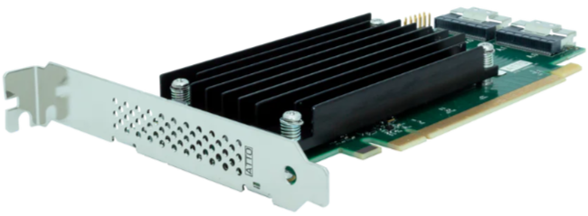 ATTO ExpressSAS H240F (adaptateur profil bas inclus)