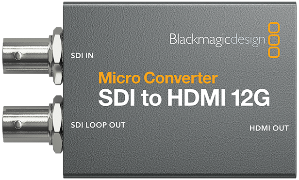 BMD 12G Micro Converter - SDI to HDMI (no PSU)