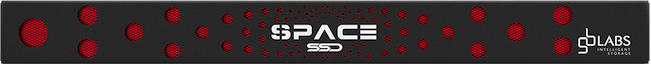 GB Labs MiniSPACE Rack SSD 7.6TB (6TB utiles), 2 x 1GbE et 2 x 50GbE QSFP28