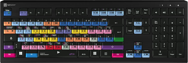 Clavier dédié PRO Media Composer noir ASTRA 2 (PC)