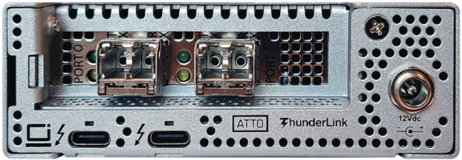 ATTO ThunderLink (TB5) Dual 25 GbE (SFP28)
