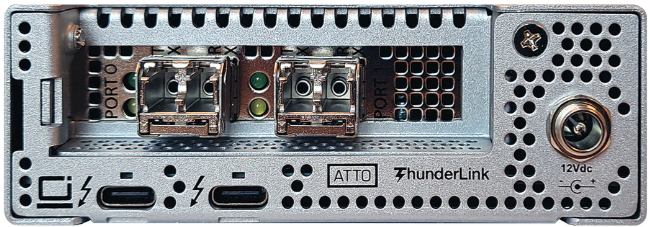 ATTO ThunderLink (TB5) Dual FC 32Gb/s (SFP+)