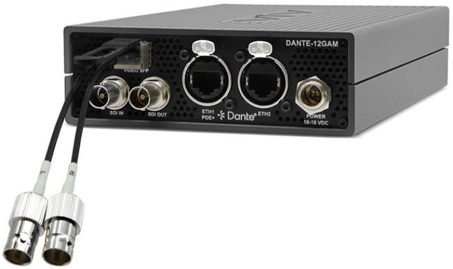 AJA DANTE-12GAM-TR-BNC (SFP inclus)