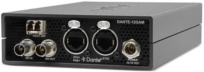AJA DANTE-12GAM-TR-LC (SFP inclus)