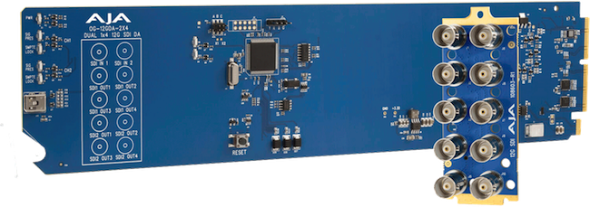 AJA OpenGear 2 x 4 12G-SDI Distribution