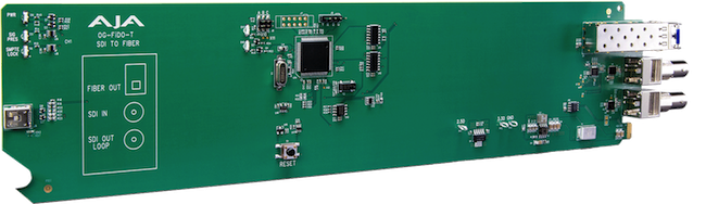 AJA OpenGear 3G-SDI vers fibre optique LC multi mode