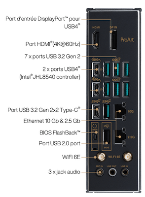 Station de travail AMD Ryzen 7000 (10GbE et USB 4)