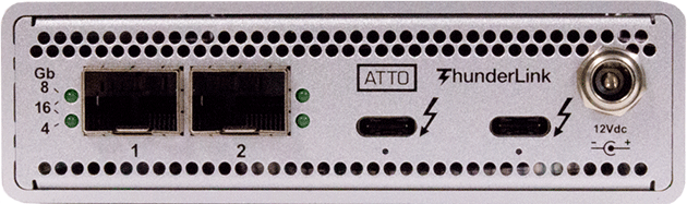 ATTO ThunderLink (TB3) Dual FC 16 Gb/s (SFP+)