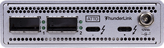 ATTO ThunderLink (TB3) Dual 40 GbE (QSFP+)
