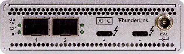 ATTO ThunderLink (TB3) Dual FC 32Gb/s (SFP+)