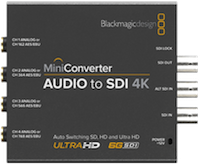 Futon Boutique BMD Mini Convertisseur Audio vers SDI 4K