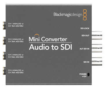 BMD audio vers SDI