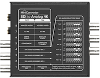 Futon Boutique BMD Mini Convertisseur SDI vers analogique 4K