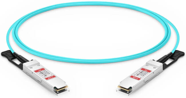 Câble optique actif QSFP28 Ethernet 100G de 1 m