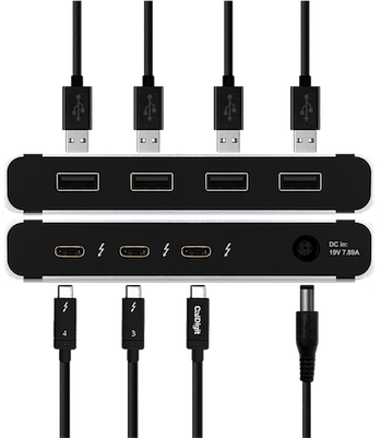 CalDigit Thunderbolt 4 Element Hub - Thunderbolt