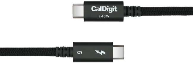Caldigit Câble Thunderbolt 5 Pro (USB-C) de 1m