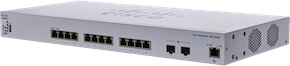 Cisco CBS350-12XT avec 12 ports 10G RJ45 et 2 ports 10G SFP+