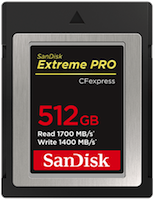 Futon Boutique SanDisk Extreme Pro CFexpress Type B de 512 Go