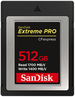 SanDisk Extreme Pro CFexpress Type B de 512 Go