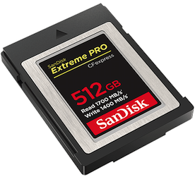 SanDisk Extreme Pro CFexpress Type B de 512 Go