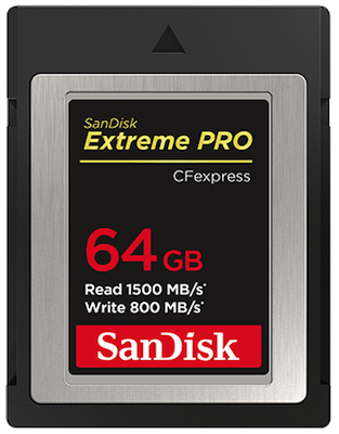 SanDisk Extreme Pro CFexpress Type B de 64 Go - Lecteurs et cartes mémoires