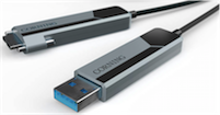 Futon Boutique Câble optique actif USB 3.0 de 15 m (USB Type A vers USB Type Micro B)