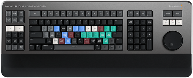 Clavier de montage DaVinci Resolve (Qwerty) - Licence DaVinci Resolve Studio inclue