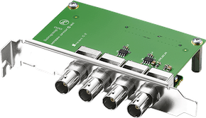 Carte PCIe d'acquisition et de lecture à 8 canaux - DeckLink Quad